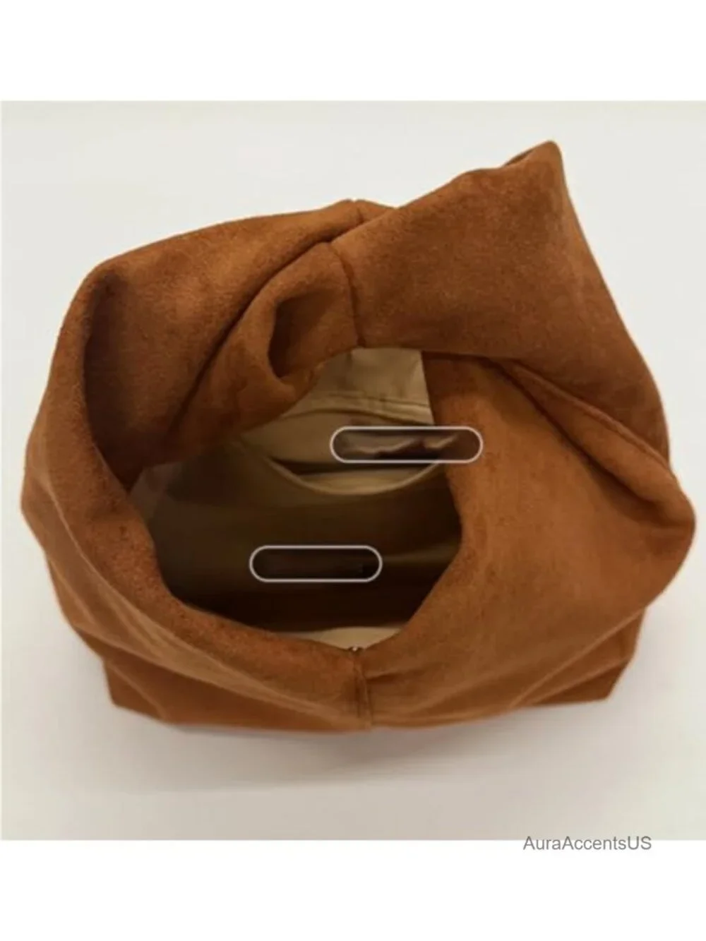 Suede Slouchy Crescent Hobo Bag Shoulder Purse Women